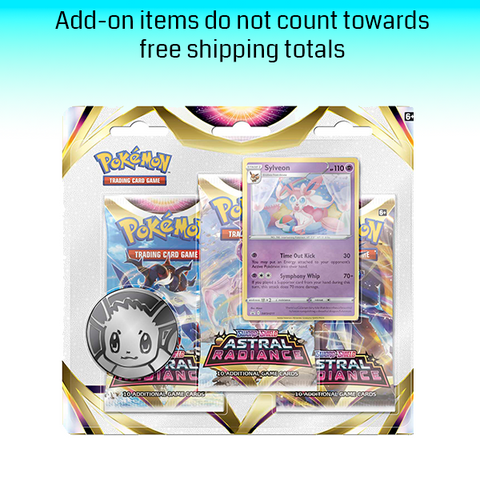 Pokémon TCG: Sword & Shield: Astral Radiance: 3 Pack Blister