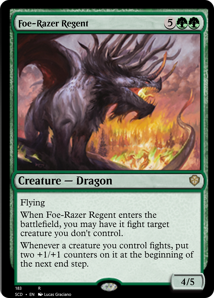 Foe-Razer Regent [Starter Commander Decks]