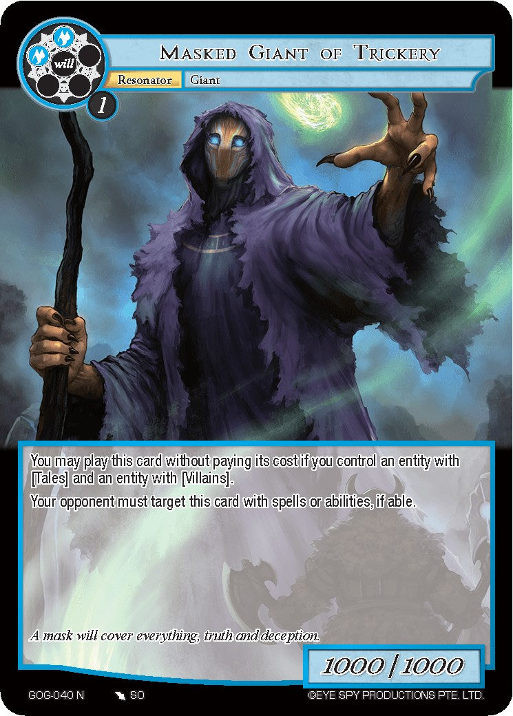 Masked Giant of Trickery (GOG-040) [Game of Gods]