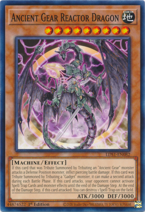 Ancient Gear Reactor Dragon [LDS1-EN082] Common