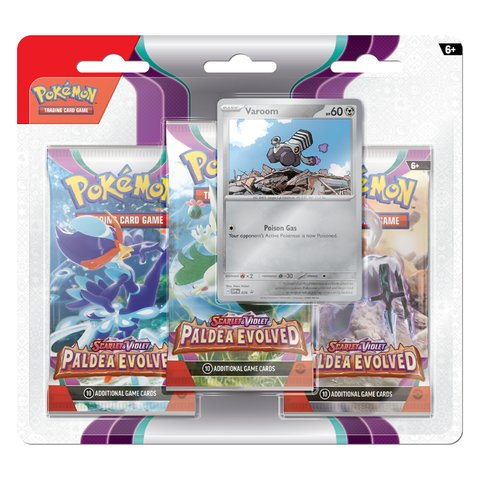 Pokémon TCG: Scarlet & Violet: Paldea Evolved: Three-Booster Blister