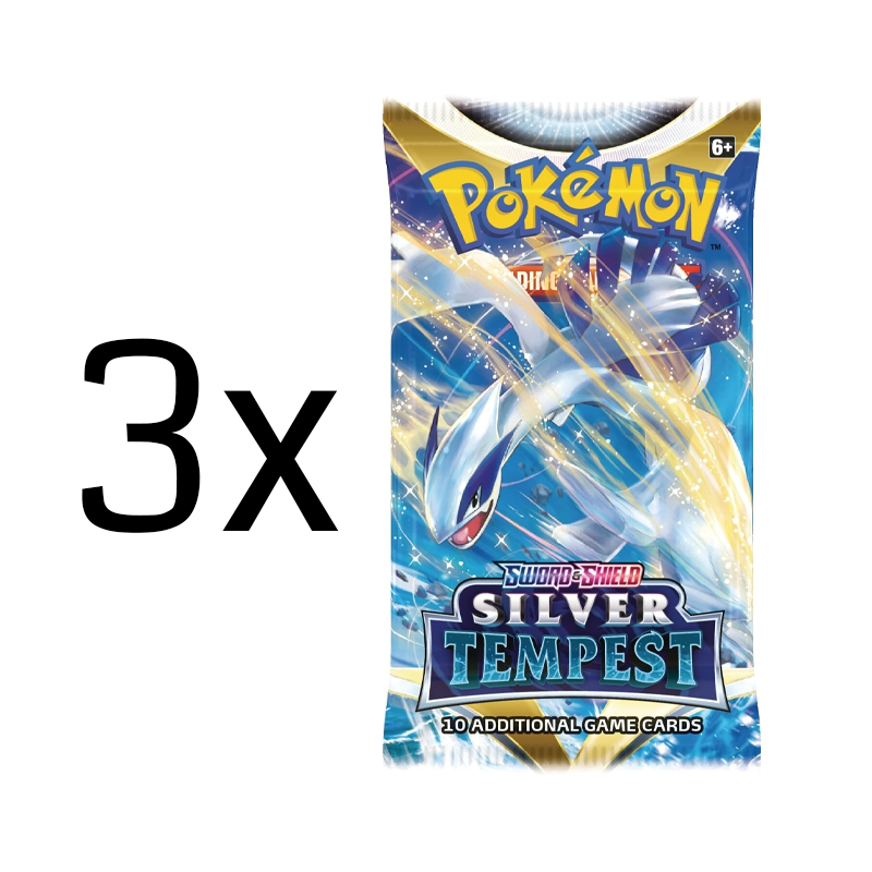 Pokémon TCG: Silver Tempest Booster Pack: 3 Pack