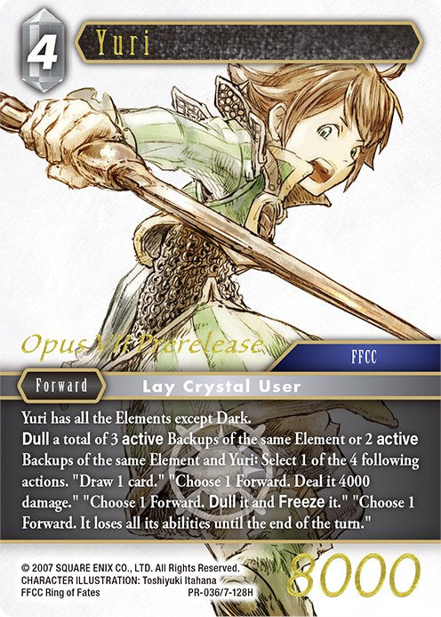 Yuri [Opus VII Promo Cards]