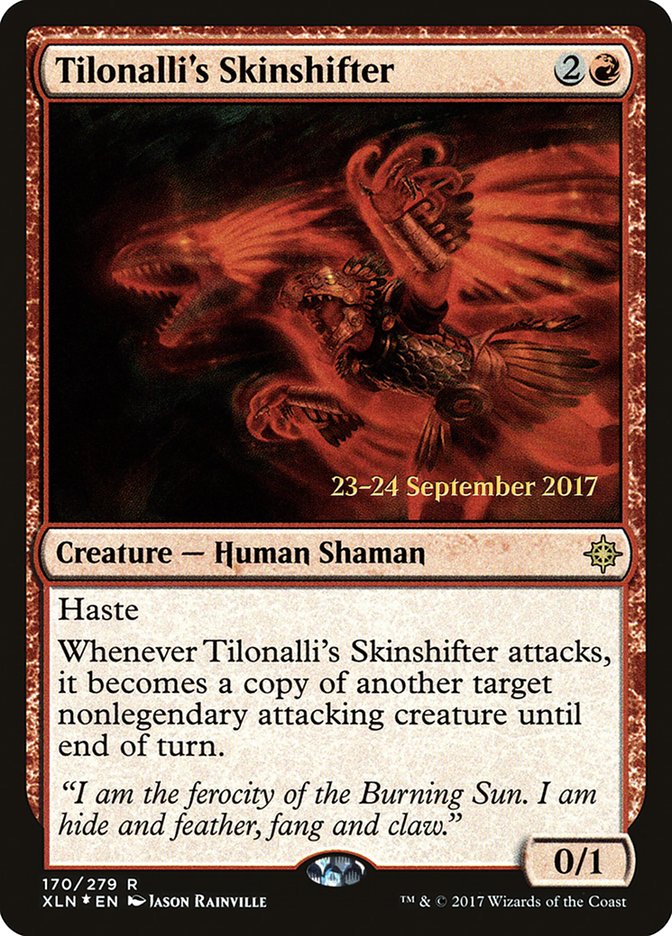 Tilonalli's Skinshifter [Ixalan Prerelease Promos]