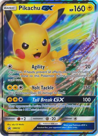 Pikachu GX (SM232) (Jumbo Card) [Sun & Moon: Black Star Promos]