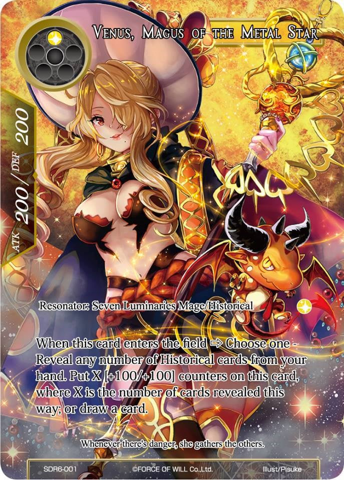 Venus, Magus of the Metal Star (SDR6-001) [Starter Deck: The Lost Tomes]