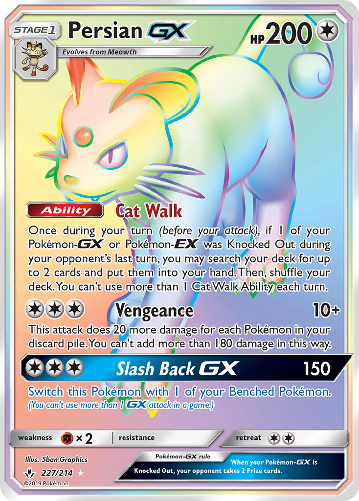 Persian GX (227/214) [Sun & Moon: Unbroken Bonds]