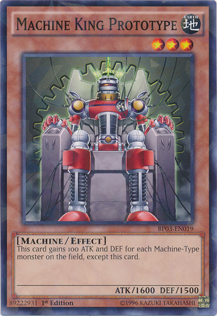 Machine King Prototype [BP03-EN019] Shatterfoil Rare