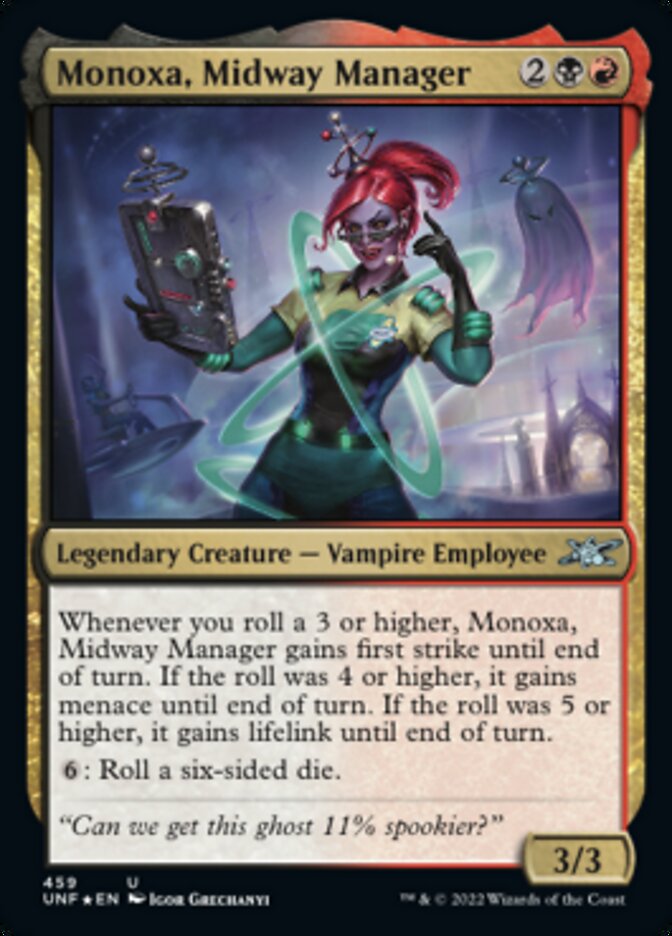 Monoxa, Midway Manager (Galaxy Foil) [Unfinity]