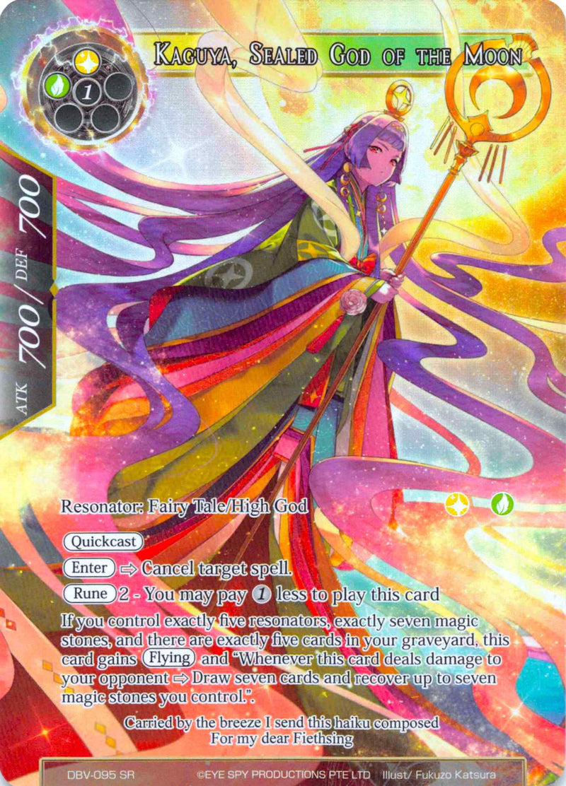 Kaguya, Sealed God of the Moon (Full Art) (DBV-095) [The Decisive Battle of Valhalla]