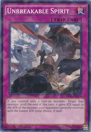 Unbreakable Spirit [BP03-EN234] Shatterfoil Rare