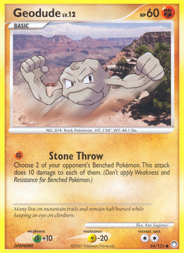 Geodude (84/123) [Diamond & Pearl: Mysterious Treasures]