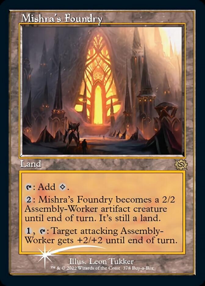 Mishra's Foundry (Retro) (Buy-a-Box) [The Brothers' War]