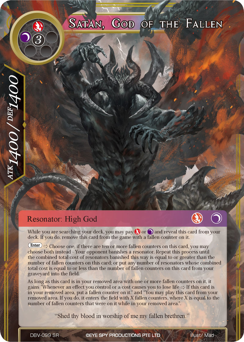 Satan, God of the Fallen (DBV-099) [The Decisive Battle of Valhalla]