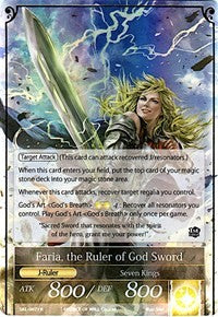 Faria, the Sacred Queen // Faria, the Ruler of God Sword (SKL-007/J) [The Seven Kings of the Lands]