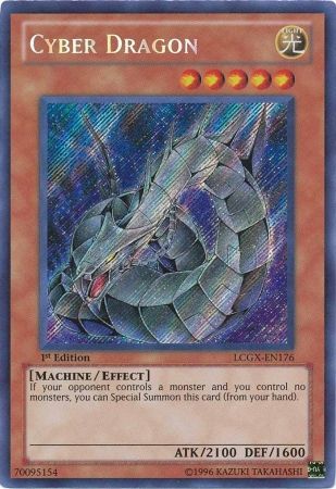 Cyber Dragon (Alternate Art) [LCGX-EN176] Secret Rare