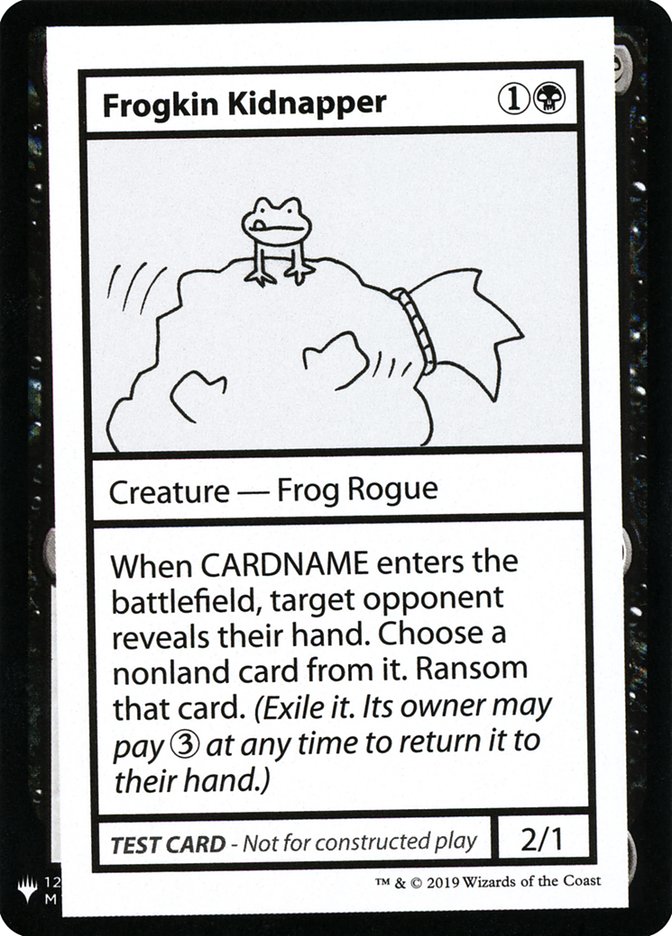 Frogkin Kidnapper [Mystery Booster Playtest Cards]