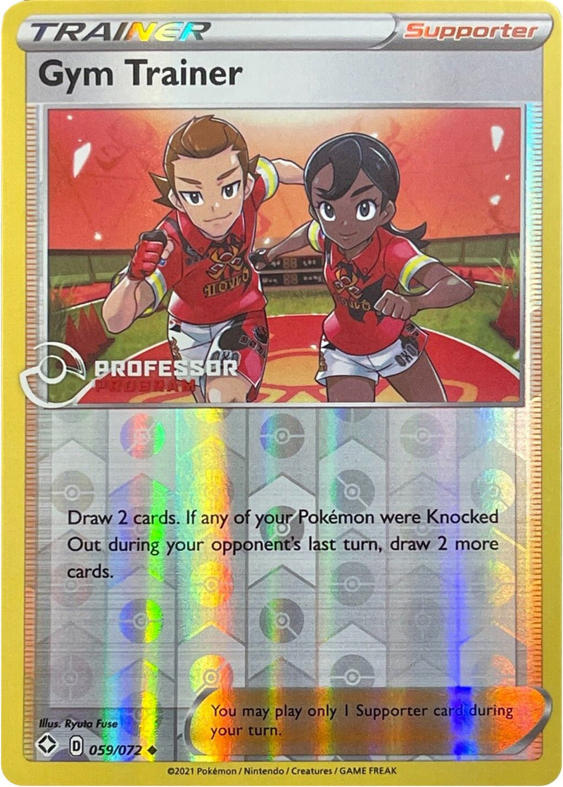 Gym Trainer (059/072) (Professor Program Promo) [Sword & Shield: Shining Fates]