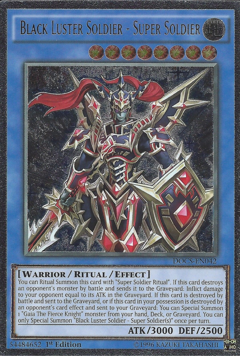 black luster soldier yugioh card Black Luster Soldier