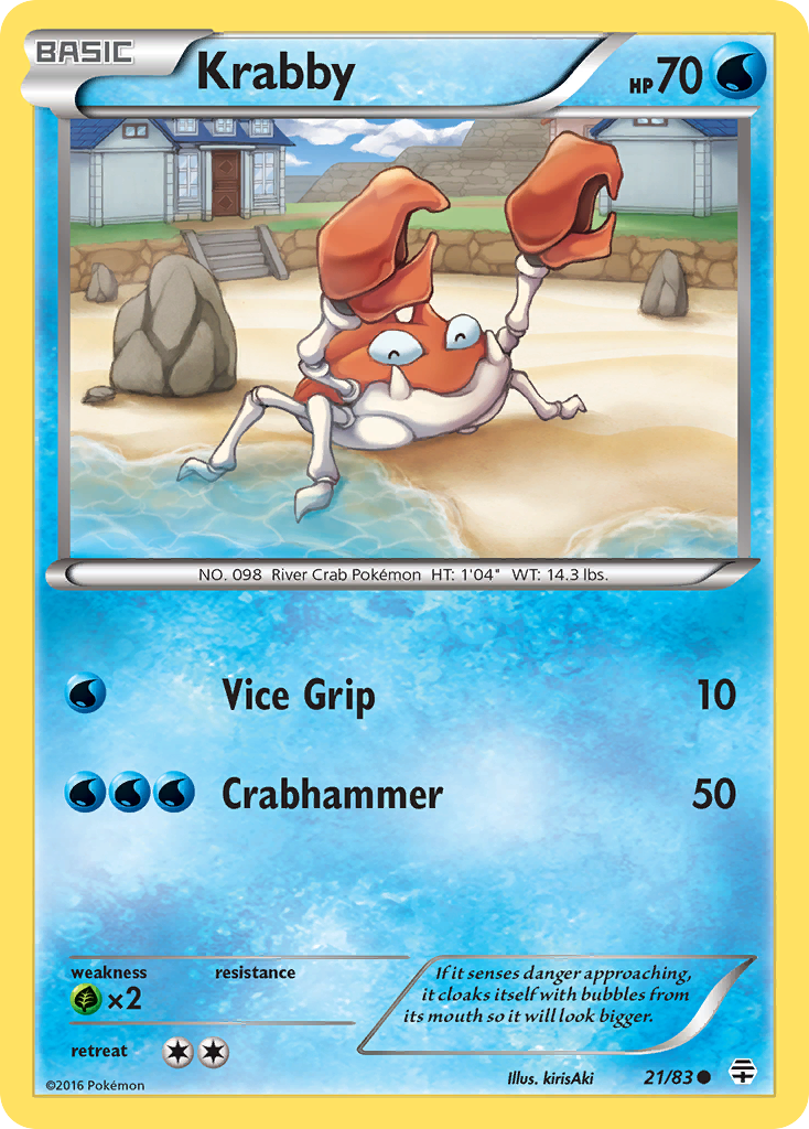 Krabby (21/83) [XY: Generations]