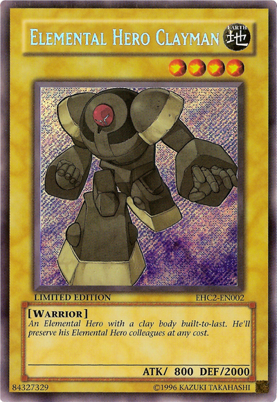 Elemental Hero Clayman [EHC2-EN002] Secret Rare