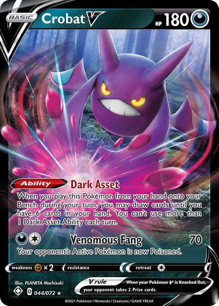 Crobat V (044/072) [Sword & Shield: Shining Fates]