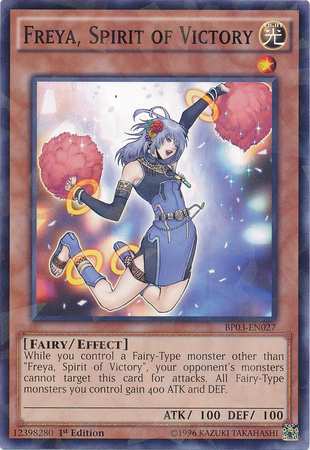 Freya, Spirit of Victory [BP03-EN027] Shatterfoil Rare