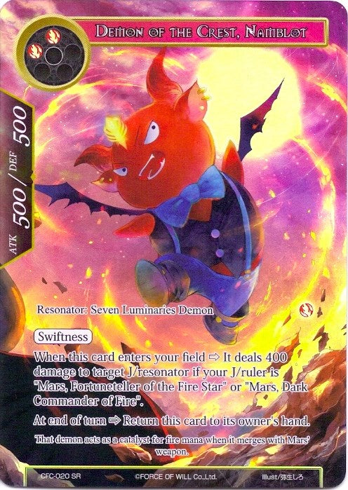 Demon of the Crest, Namblot (Full Art) (CFC-020) [Return of the Dragon Emperor]