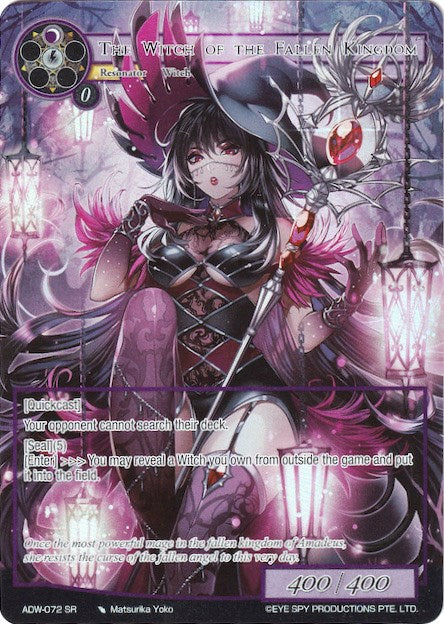 The Witch of the Fallen Kingdom (Full Art) (ADW-072) [Assault into the Demonic World]