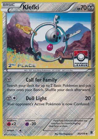 Klefki (66/119) (League Promo 2nd Place) [XY: Phantom Forces]