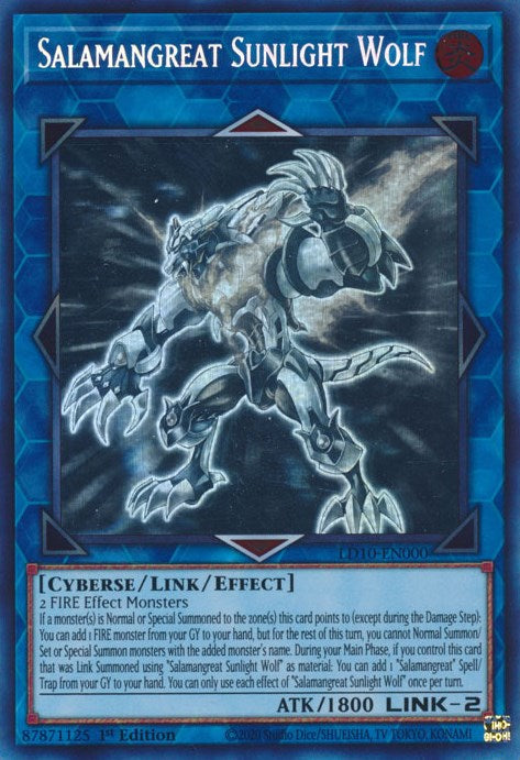 Salamangreat Sunlight Wolf [LD10-EN000] Ghost Rare