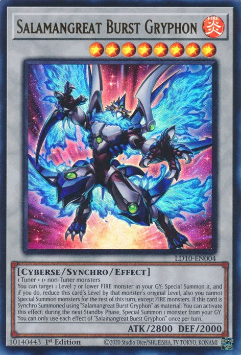 Salamangreat Burst Gryphon [LD10-EN004] Ultra Rare