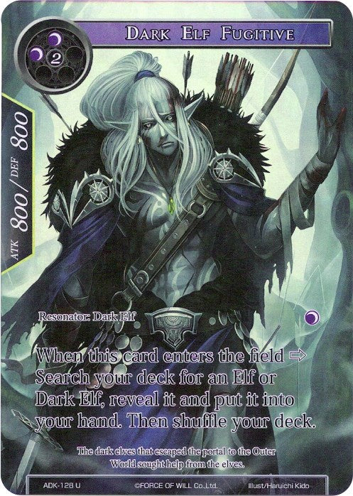 Dark Elf Fugitive (Full Art) (ADK-128) [Advent of the Demon King]