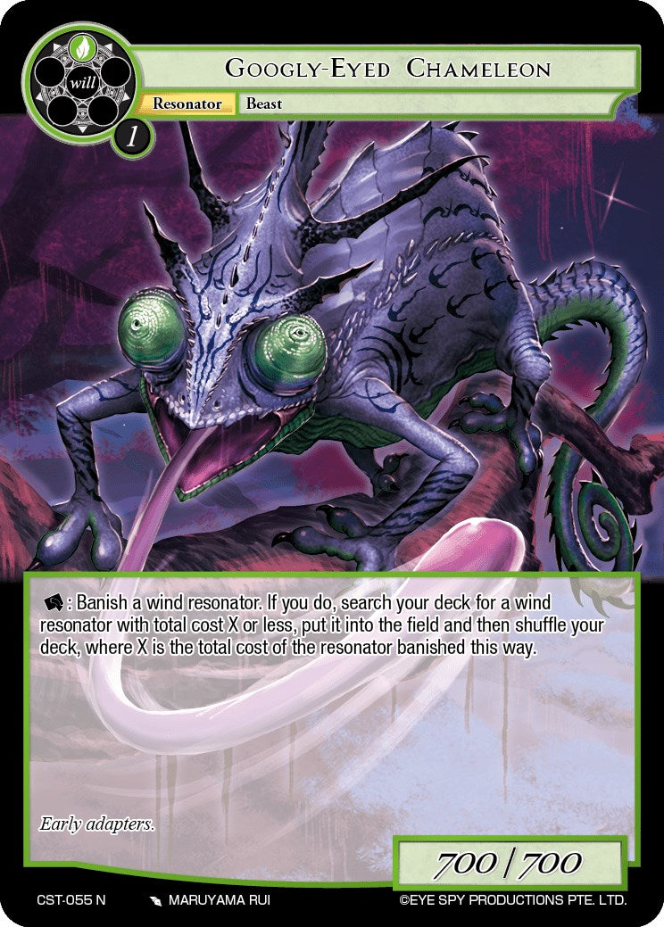 Googly-Eyed Chameleon (CST-055 N) [Clash of the Star Trees]