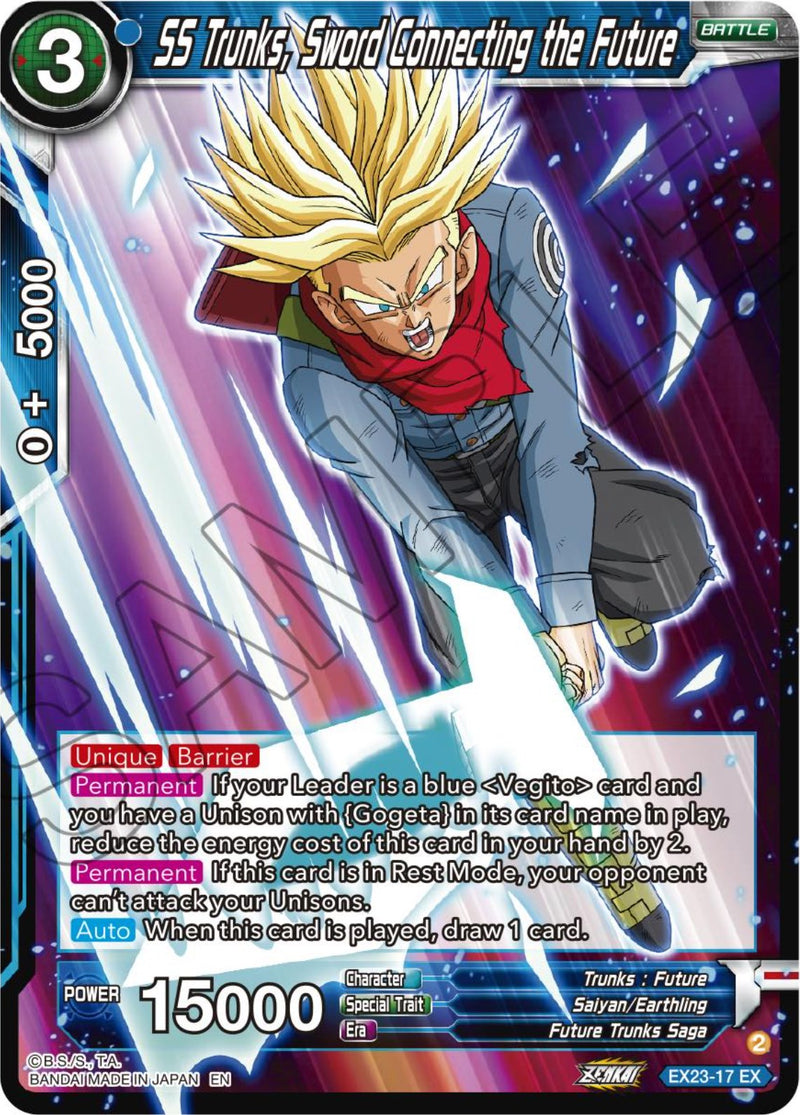 SS Trunks, Sword Connecting the Future (EX23-17) [Premium Anniversary Box 2023]