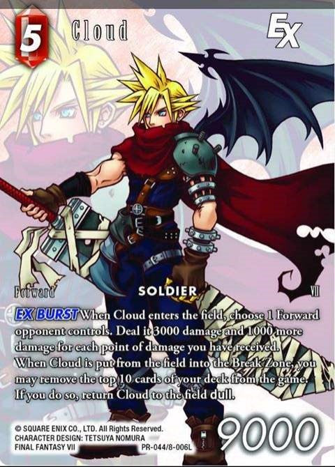 Cloud EX [Opus VIII Promo Cards]