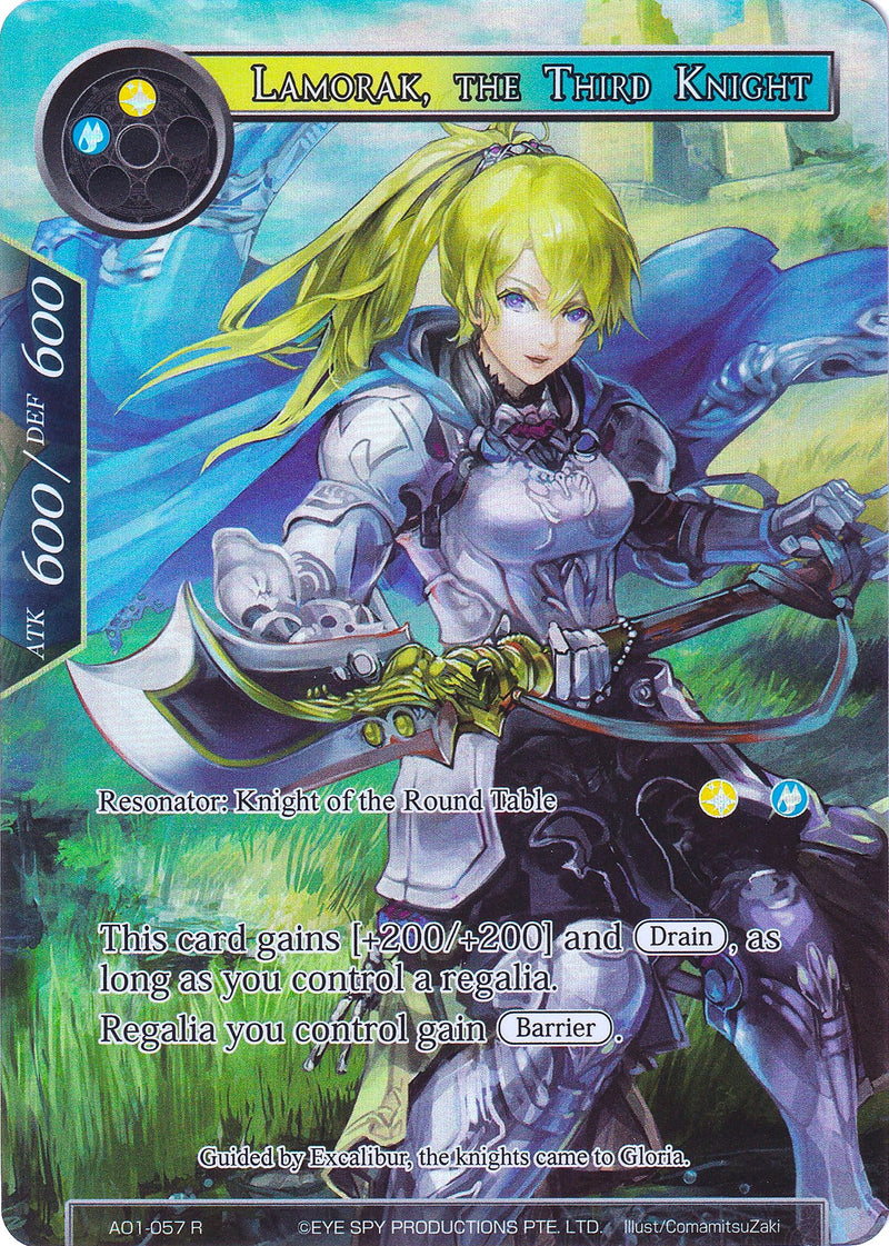 Lamorak, the Third Knight (Full Art) (AO1-057) [Alice Origin]