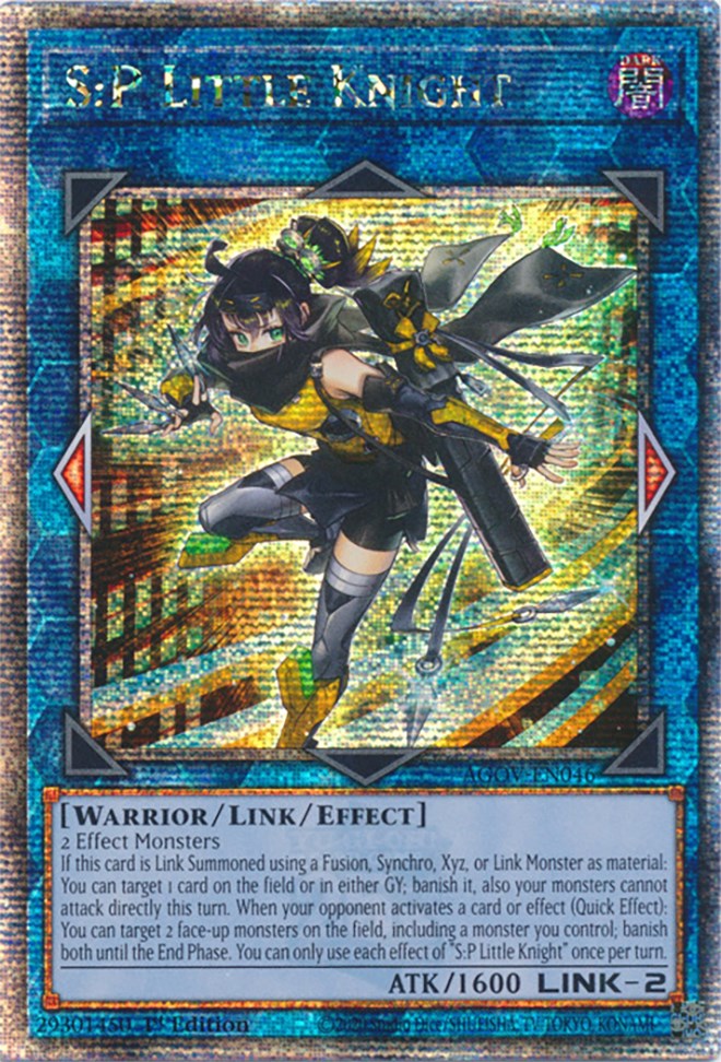 S:P Little Knight (Quarter Century Secret Rare) [AGOV-EN046] Quarter Century Secret Rare