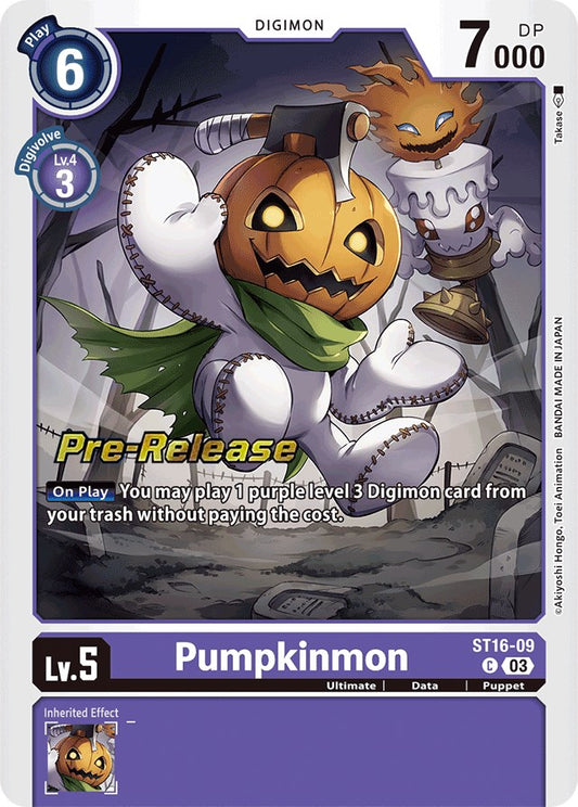 Pumpkinmon [ST16-09] [Starter Deck: Wolf of Friendship Pre-Release Cards]