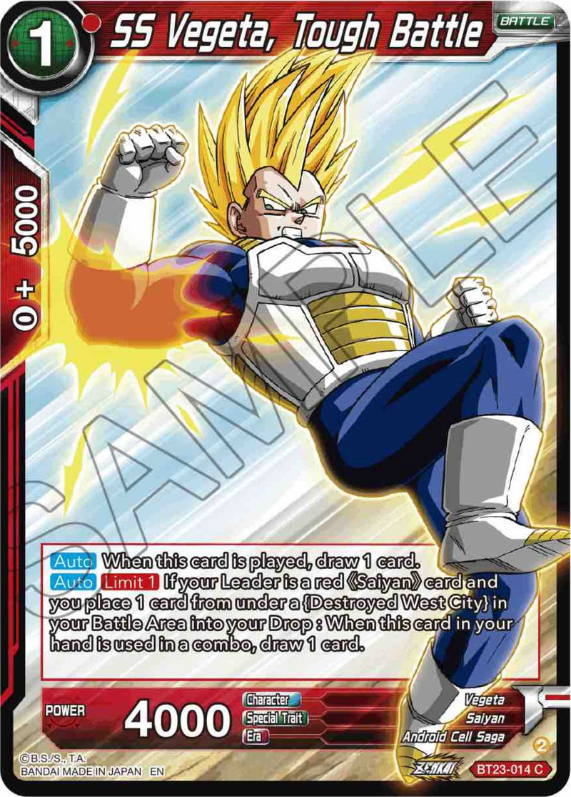 SS Vegeta, Tough Battle (BT23-014) [Perfect Combination]