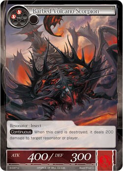 Barbed Volcano Scorpion (3-037) [The Shaft of Light of Valhalla]