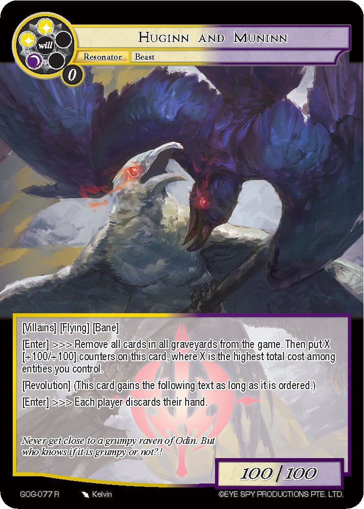 Huginn and Muninn (GOG-077) [Game of Gods]