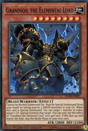 Grandsoil the Elemental Lord [FLOD-ENSE1] Super Rare