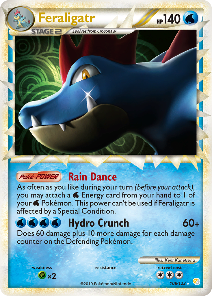 Feraligatr (108/123) [HeartGold & SoulSilver: Base Set]