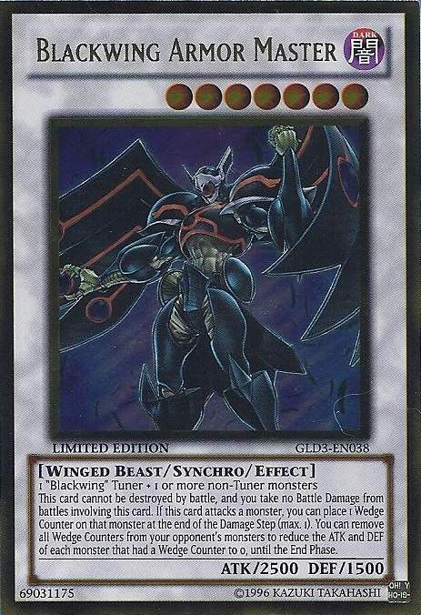 Blackwing Armor Master [GLD3-EN038] Gold Rare