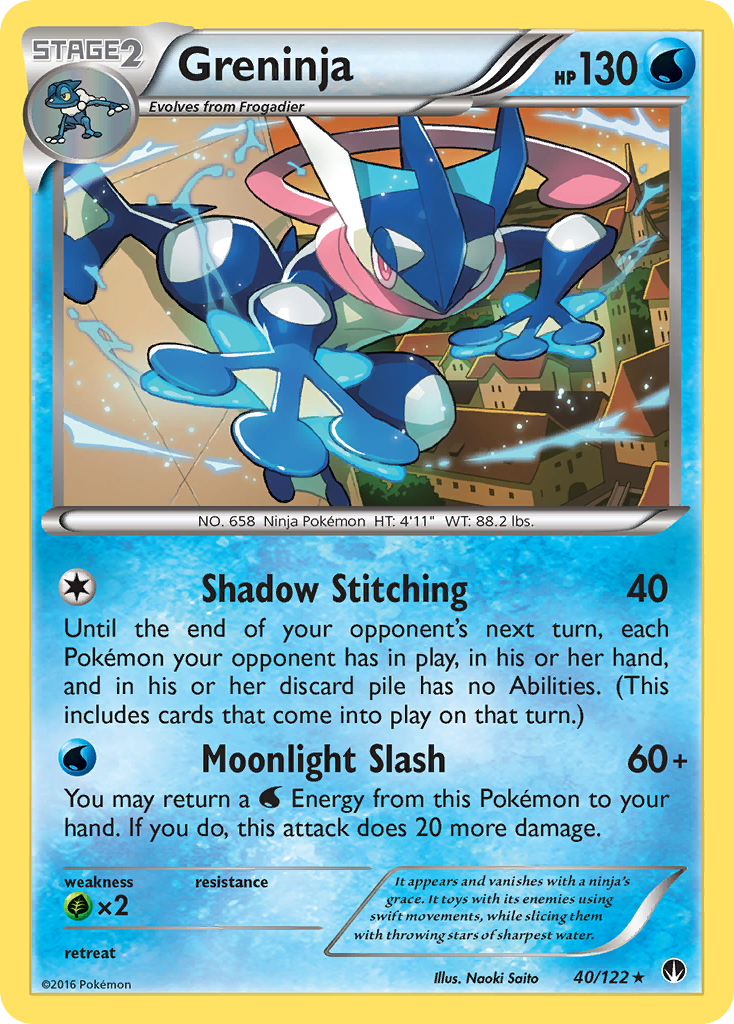 Greninja (40/122) [XY: BREAKpoint]