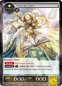 Ironwall Monk (1-015) [Starter Deck: Knights of the Round Table]