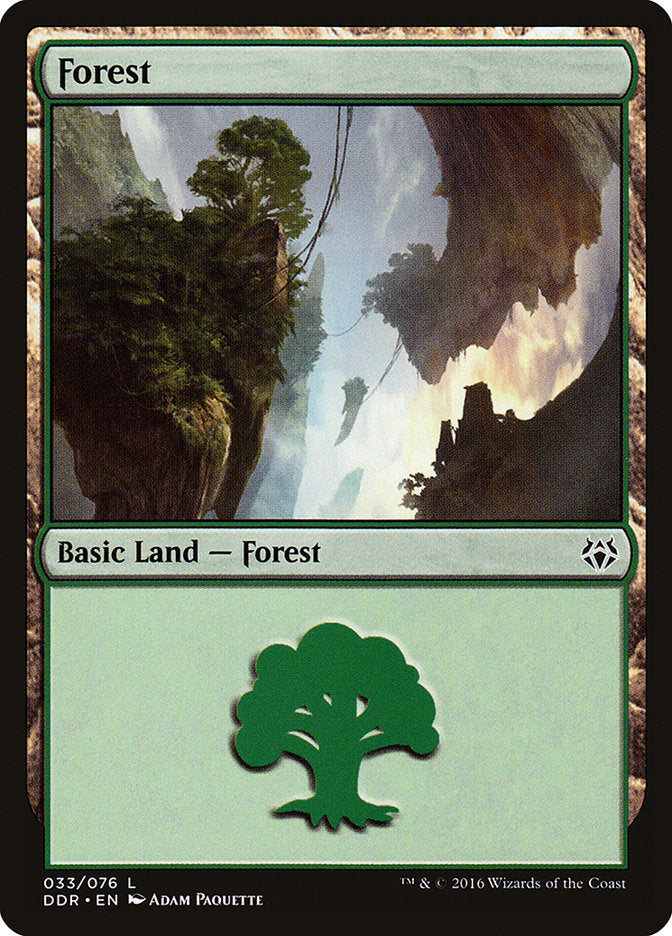 Forest (33) [Duel Decks: Nissa vs. Ob Nixilis]