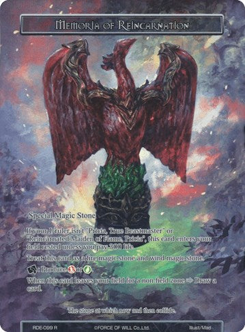 Memoria of Reincarnation (Full Art) (RDE-099) [Return of the Dragon Emperor]