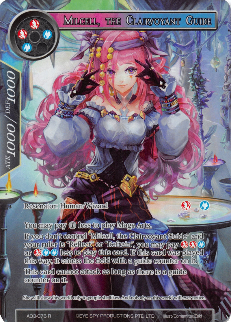 Milcell, the Clairvoyant Guide (Full Art) (AO3-076) [Alice Origin III]